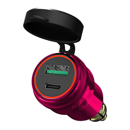 Motorcycle Waterproof Charger 30W USB Hella DIN Plug PD for BMW Ducati Triumph
