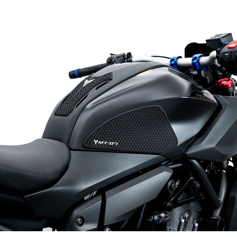 Yamaha MT-07 Side Fuel Tank Pads Rubber Protector Stickers 2024-2026