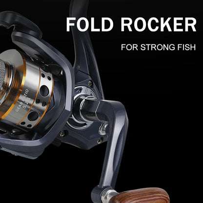 Spinning Fishing Reel 12kg Drag Billings Metal Spool Left Right Handle Saltwater