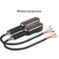 2PCS LED Turn Signal Lamp Motorcycle Flowing Indicator Light Amber