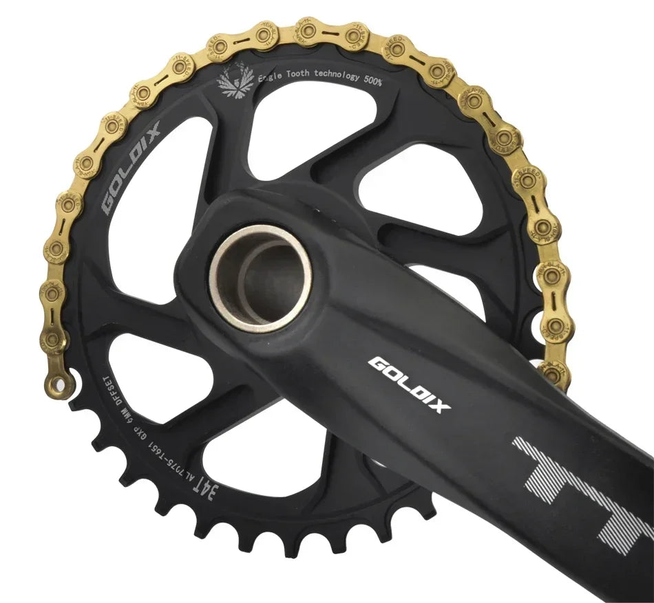 Direct Mount Goldix Chainring 6mm Offset for MTB Road Bike Crankset