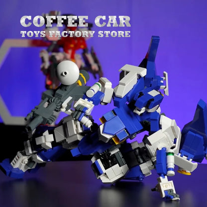 Mecha Warrior MOC Building Blocks Robot Armor Model Bricks Toy for Kids Adults