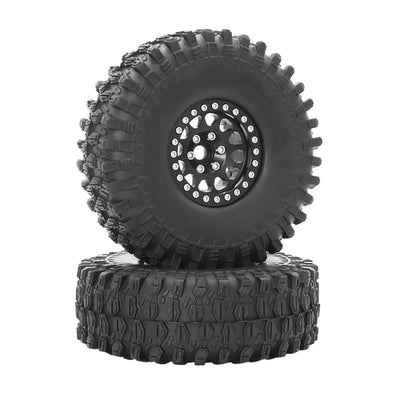 Beadlock Wheel 1.9 Metal Rim for 1/10 RC Crawler Axial SCX10 TRX-4 Redcat