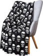 1PC Black Bat Fleece Blanket Soft Halloween Flying Bats Gift