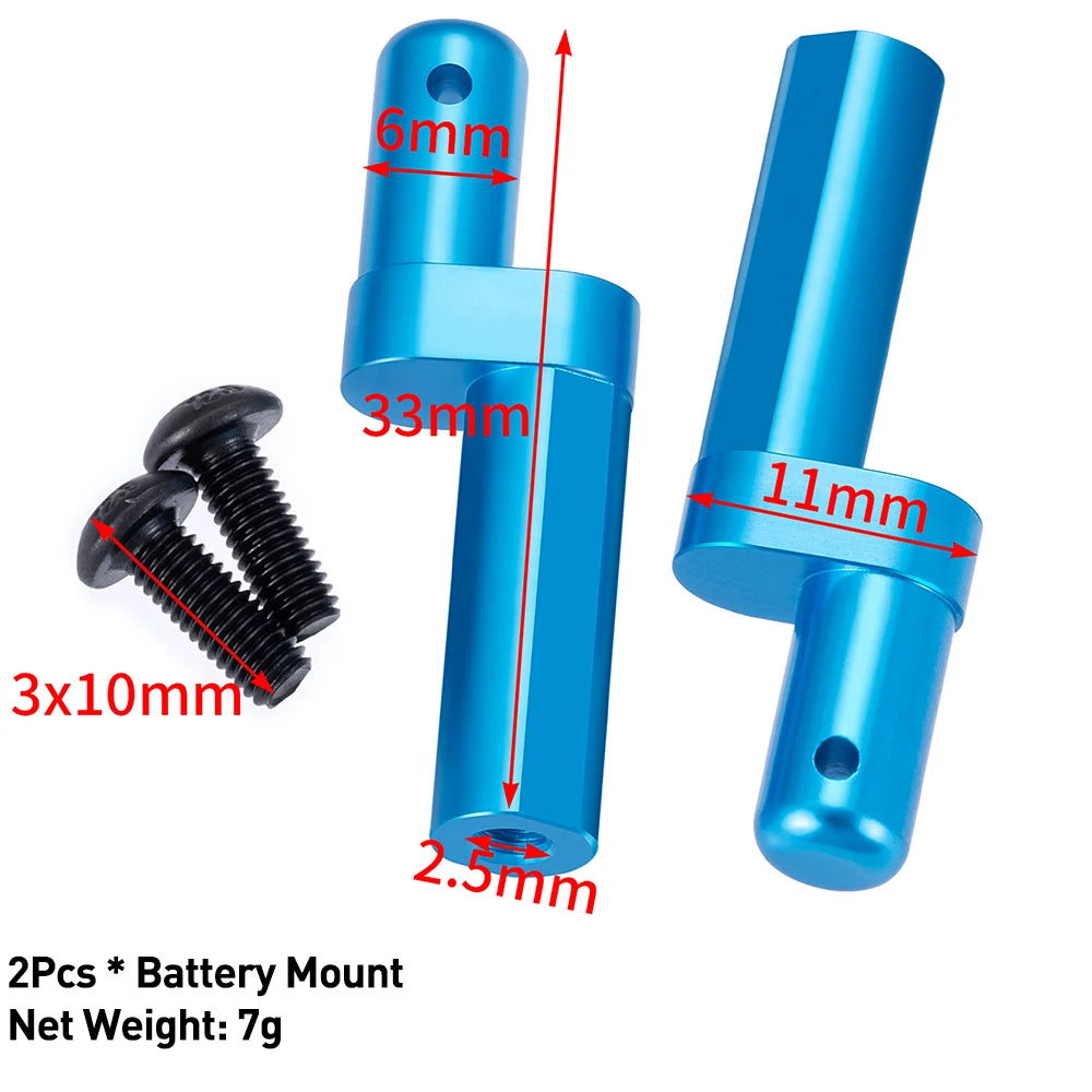 Drive Shaft Battery Upgrade Parts for Tamiya TT02 RC Car Suspension
