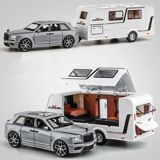 1/32 Cullinan RV Car Diecast Alloy Toy Model Off-road Vehicle for Boys