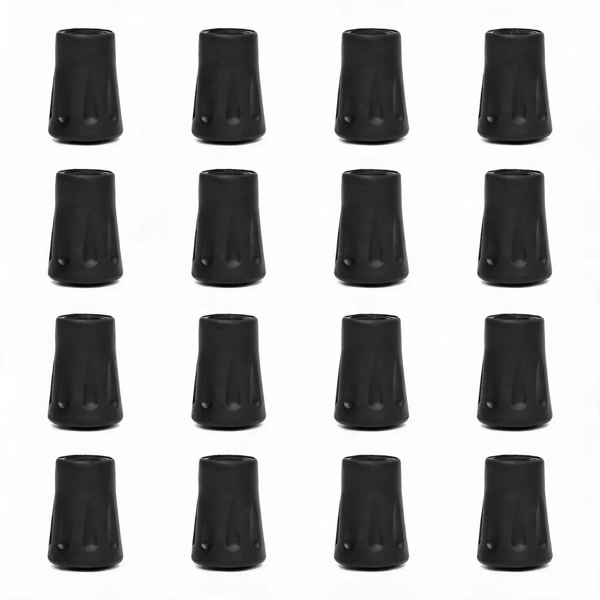 Rubber Tips Protector for Trekking Poles Walking Sticks - 8 Pcs