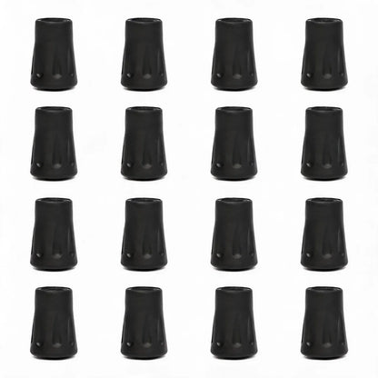 Rubber Tips Protector for Trekking Poles Walking Sticks - 8 Pcs
