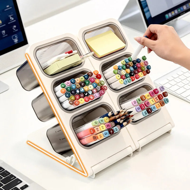 Pen Holder Desk Organizer Stand for Office Storage Desktop Stationery