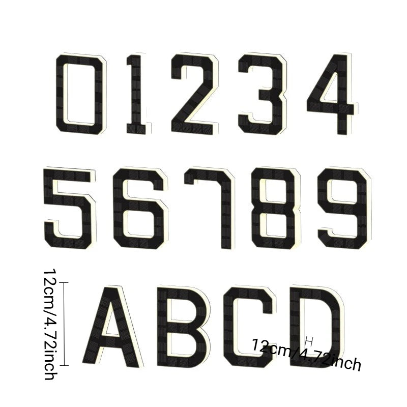 Solar House Number Light LED Address Plaque Sign for Door Wall Outdoor
