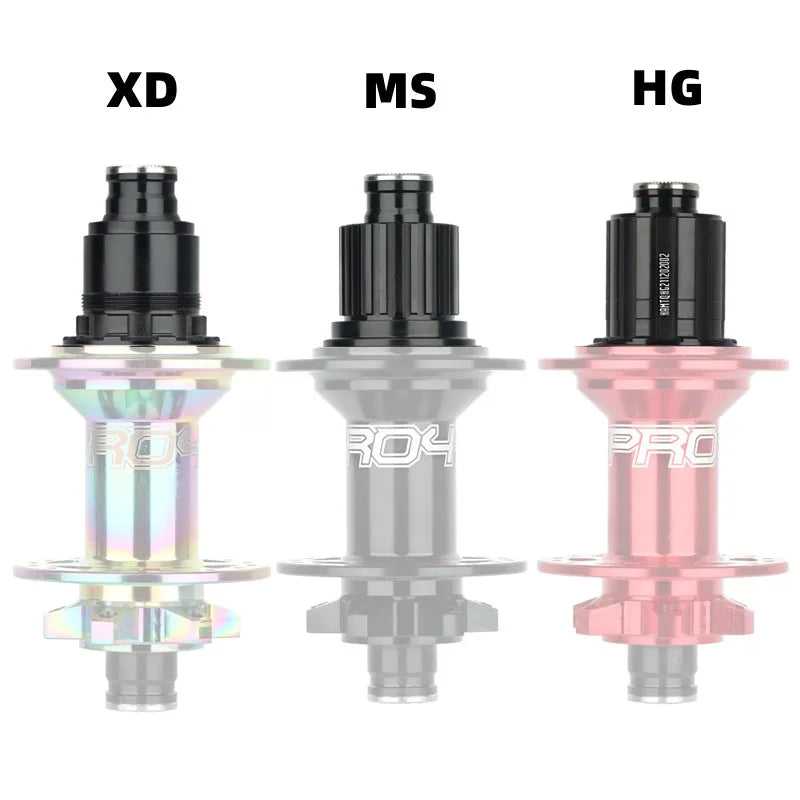 HASSNS PRO7 MTB Freehub Adapter End Cap Set XD Micro Spline QR Thru Axle - EXPROTAS