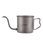 Titanium Pour Over Coffee Kettle 400/550/650ml Gooseneck Camping Tea Pot