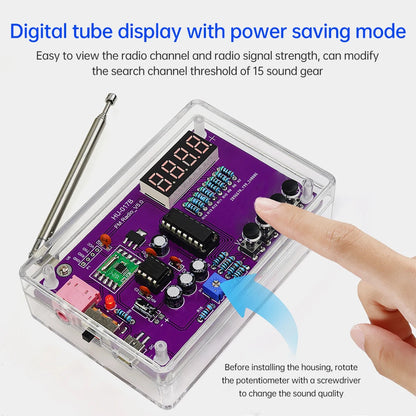 DIY FM Radio Electronic Soldering Project RDA5807S Module 87-108MHz
