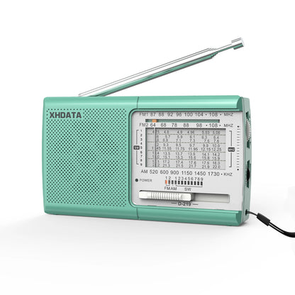 Tecsun R-9012 Portable Pocket Radio FM AM SW 12 Band High Sensitivity Receiver D219 - EXPROTAS