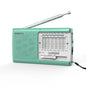 Portable Pocket Radio AM/FM/MW Shortwave Multi-Band Receiver with Speaker Earphone Jack