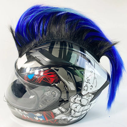 Helmet Wig Motorcycle Decoration Cockscomb Full Face Off Road Stickers