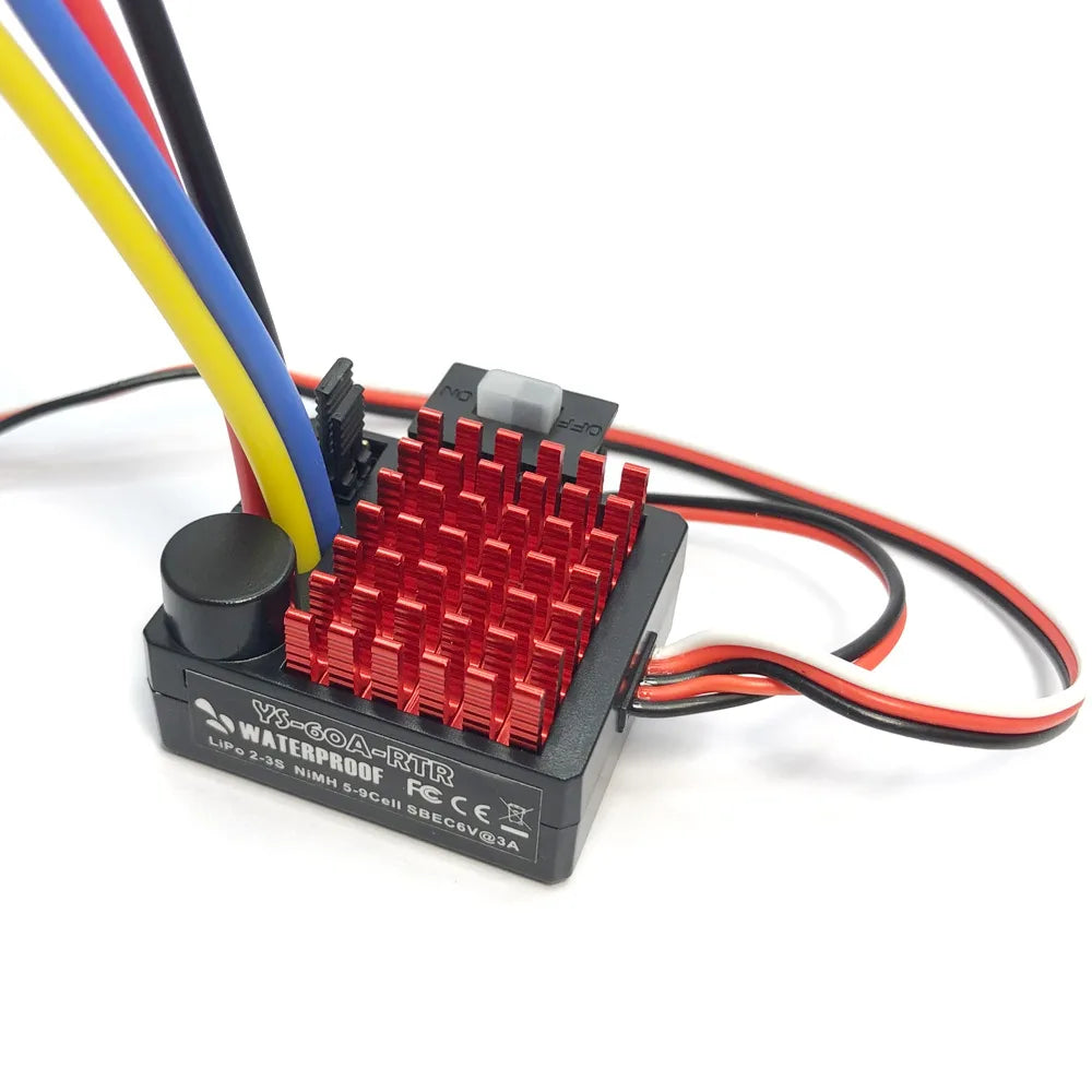 540 Brushed Motor 13T 17T 21T 23T 27T 35T 45T 60A ESC for 1/10 RC Car