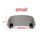 Adjustable Motorcycle Windscreen Spoiler Windshield Height Extension Clip-On