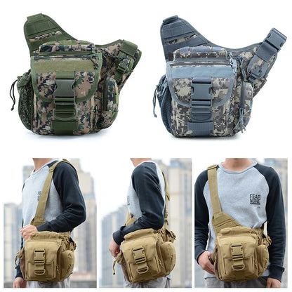 Outdoor Chest Bag for Men Hiking Camping Travel Tactical Shoulder Pouch