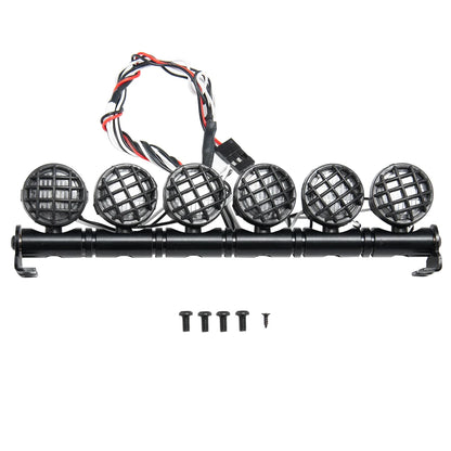 LED Roof Light Spotlight for 1/10 RC Crawler Axial SCX10 TRX4 D90 D110