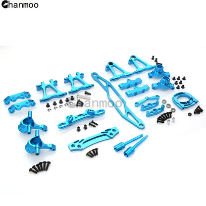 RC Car Upgrade Parts for Tamiya TT02 Metal Front Rear Steering Swing Arms