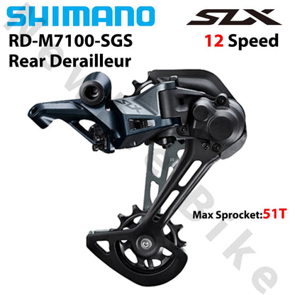 Shimano Deore SLX M7100 M7120 Rear Derailleur 12-Speed MTB SGS - EXPROTAS