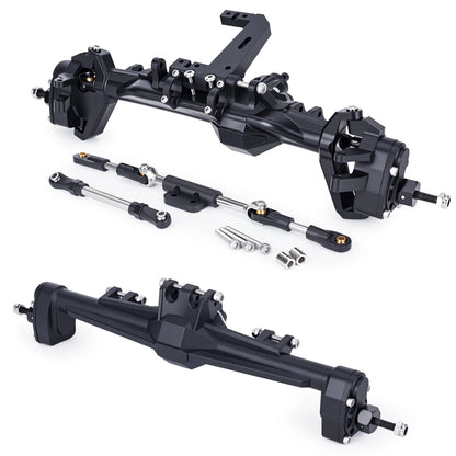 H10 Plastic Front Rear Complete Portal Axle Set 1/10 RC Crawler Vanquish