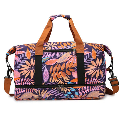 Travel Gym Bag Luggage Portable Fitness Shoulder Crossbody Handbags For Women Men  Outdoor Duffel Carry On Weekender Yoga Bag-EXPROTAS