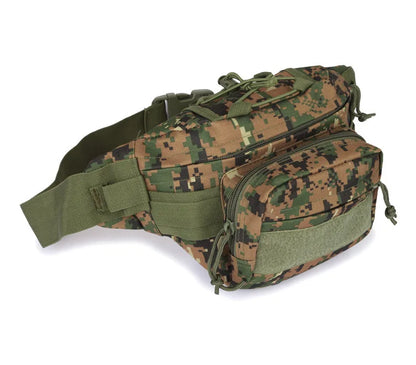 Waist Pack for Men Nylon Hiking Phone Pocket Outdoor Sport Molle Pack Hunting Climbing Camping Belt Bag