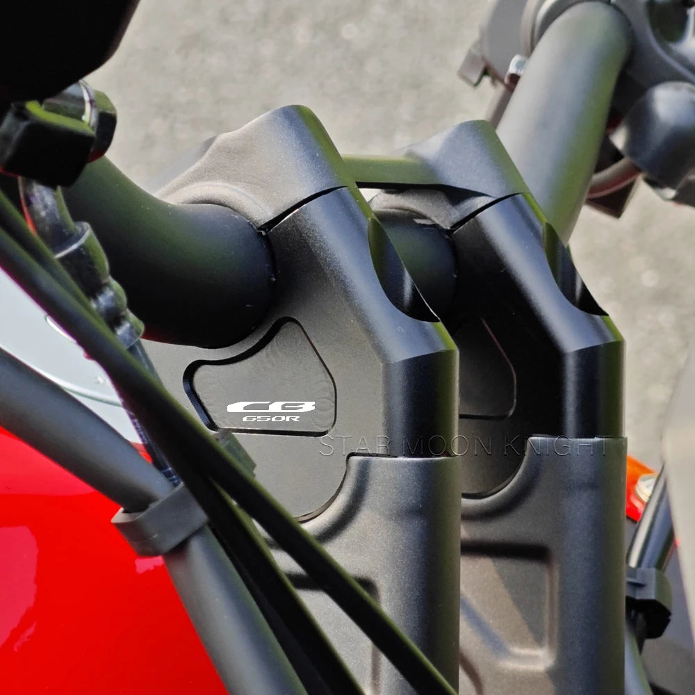 For Honda CB650R Handlebar Riser Clamp Adapter Height Lift Mount 2019-2025
