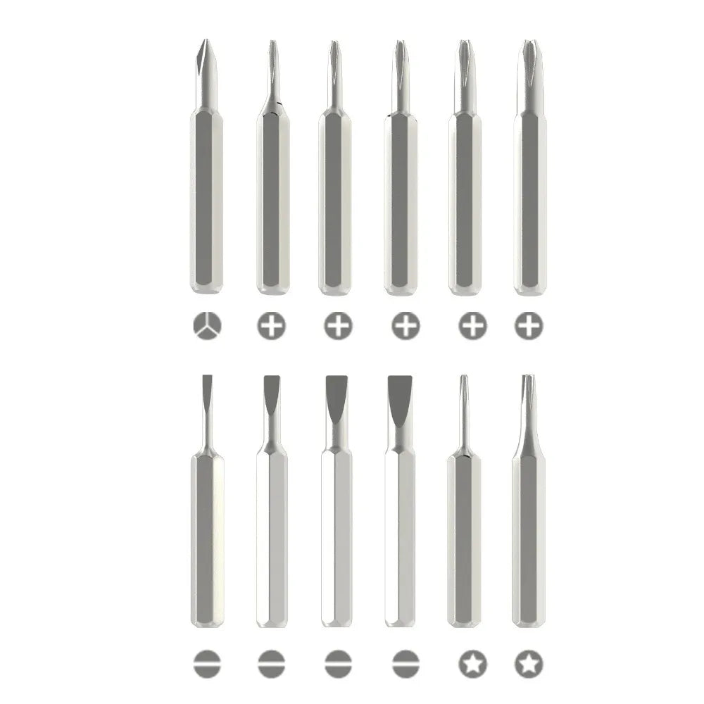 25-in-1 Magnetic Precision Screwdriver Set for Phone Laptop Repair Bits