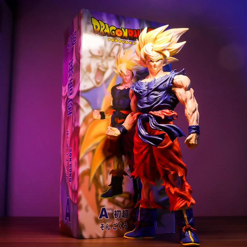 43cm Dragon Ball Z Son Goku Figure GK Super Saiyan Son Goku Action Figure PVC Vegeta Collection Statue Model Figurine Toys-EXPROTAS