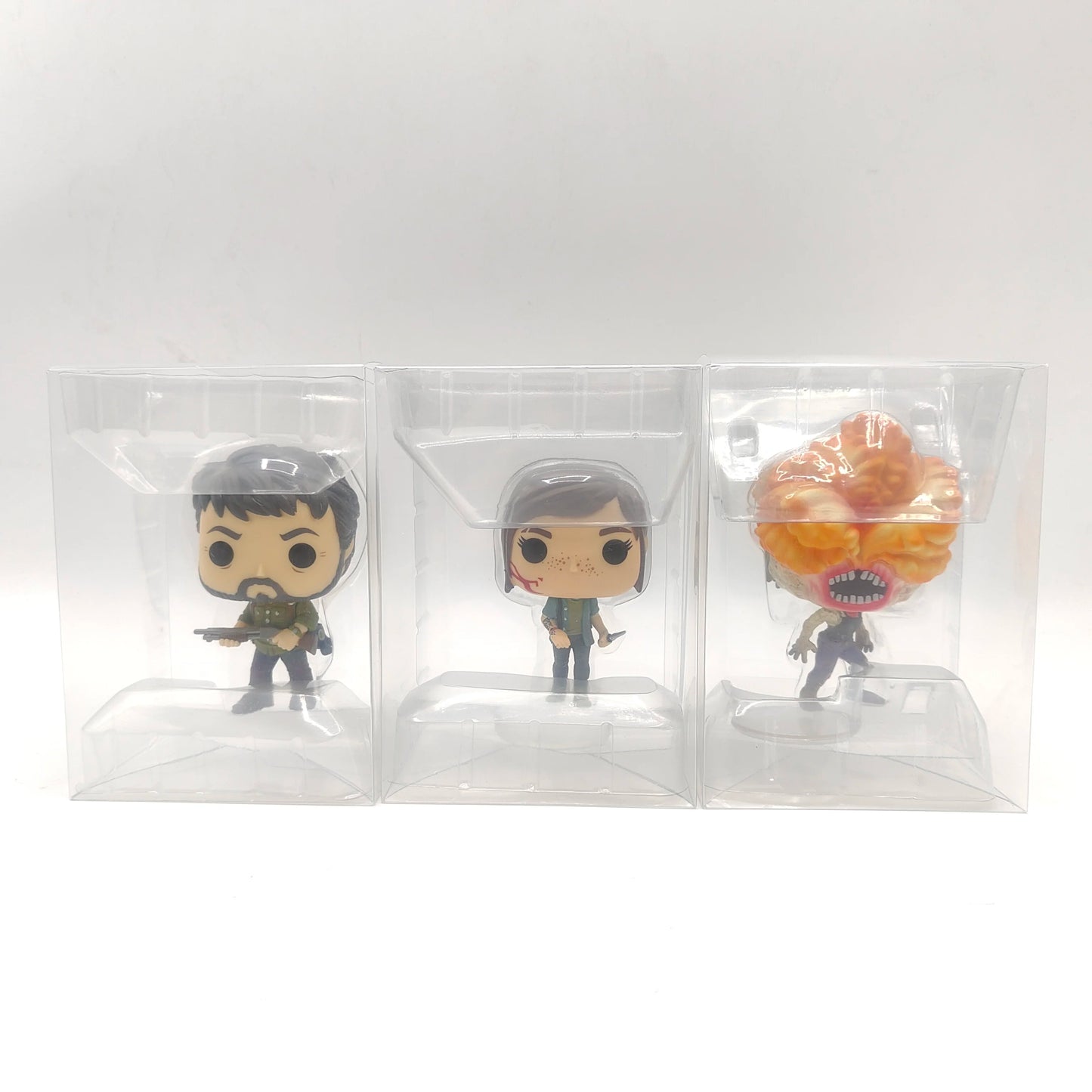 The Last of Us Joel Ellie Clicker Vinyl Figure Set Collectible Models