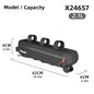 Rhinowalk Bike Frame Bag 2.1L-2.7L Splash-Proof Bicycle Under Tube Bag Triangle Bag Double Sided SBS Zipper Bottom binding syste