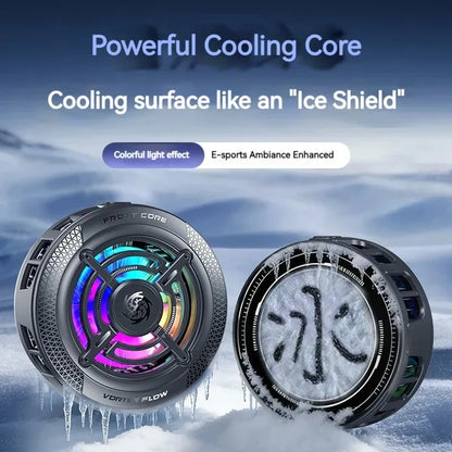Portable Magnetic Clip Phone Cooler Cooling Fan for iPhone 17 Samsung S25