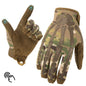 Tactical Full Finger Screen Motorcycle Gloves Outdoor Breathable Knuckle