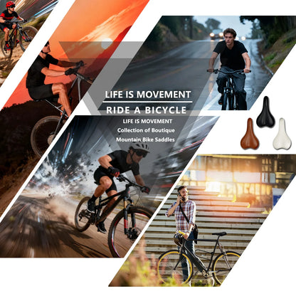 JQ Memory Foam Bike Saddle Soft Padded Bicycle Seat for Men Women MTB Road