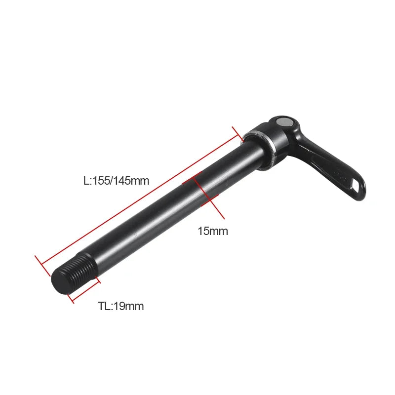 BOLANY Bike Fork Thru Axle Quick Release 15x100/110mm Alloy for MTB Boost Hub