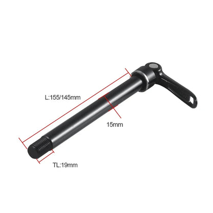 BOLANY Bike Fork Thru Axle Quick Release 15x100/110mm Alloy for MTB Boost Hub