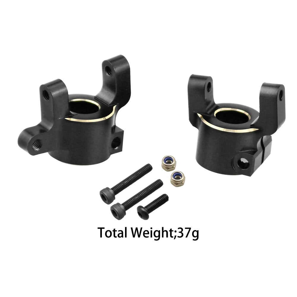 1/10 Axial SCX10 II AR44 Brass Differential Cover Counterweight Black