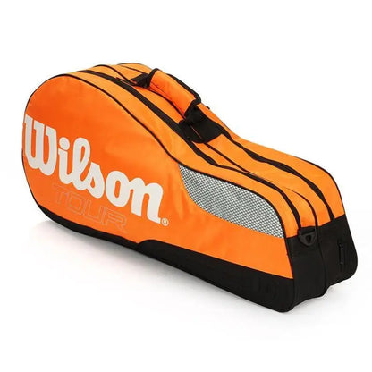 Genuine Wilson Tennis Racket Bag Large Capacity Outdoor Waterproof Tennis Racquet Bag Golf Bag Men Women Tennis Sport Bag-EXPROTAS
