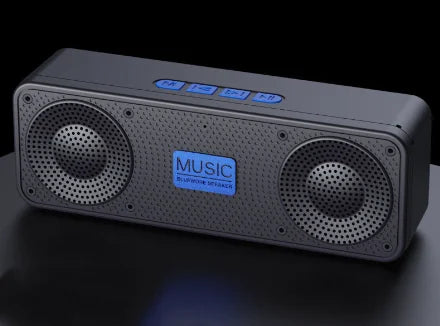 EXPROTAS Bluetooth Speaker Portable Subwoofer Wireless Outdoor FM Stereo