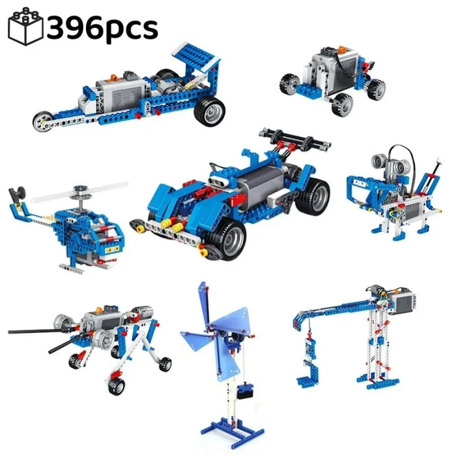 Motor Battery Box 9686 Building Block Model Compatible with Lego 396pcs