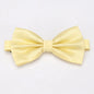 Bow Tie Solid Color Adjustable Wedding Party Ties for Men Women