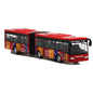 Pull Back Alloy City Bus Model Diecast Double Decker Toy 1:64 Scale