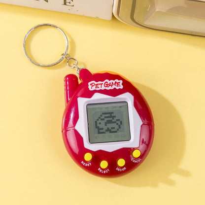 Tamagotchi Electronic Pet Keychain Game Console for Kids - Purple Version