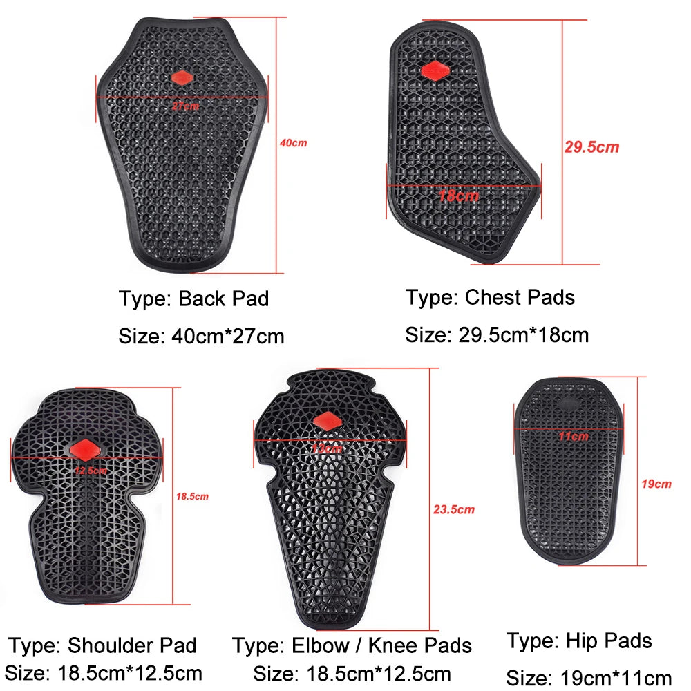 Motorcycle Armor CE certified Jacket Insert Back Protector Thicken High elasticity Rider Armor Back Spine Protective Pad-EXPROTAS