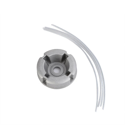 Nylon Steel Lawn Mower Head Replacement Trimmer Line 4pcs Metal Parts