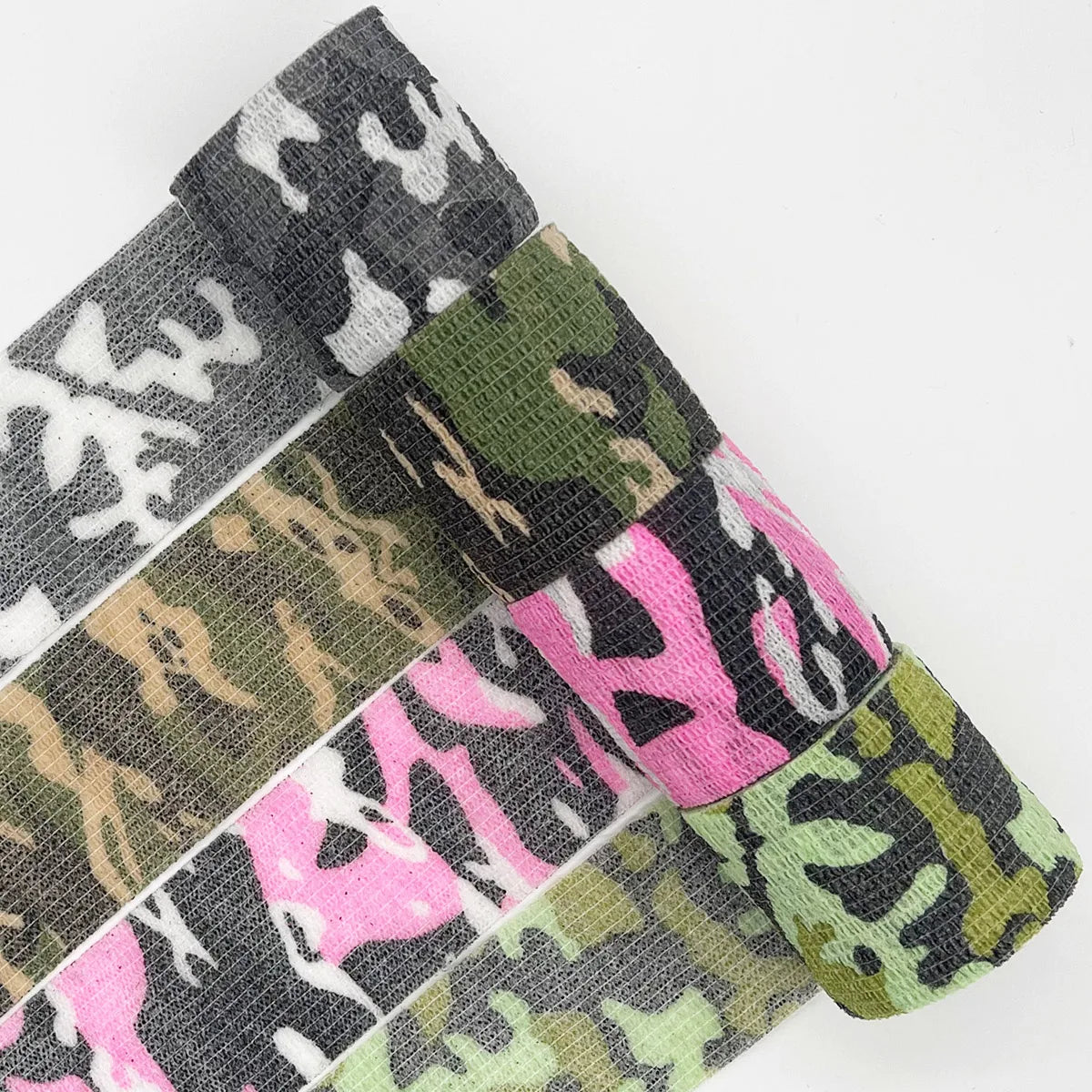 Elastic Grip Wrap Self Adhesive Camouflage Tape 450cm Sports Bandage