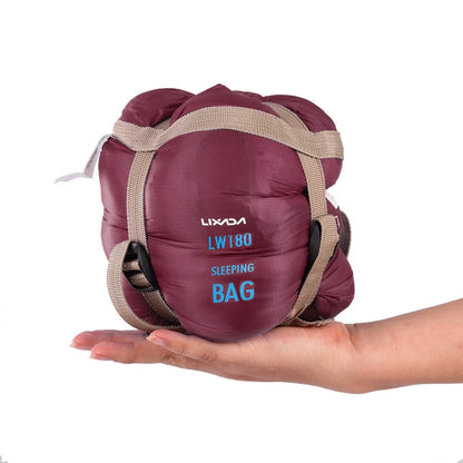 LIXADA 190*75cm Envelope Sleeping Bag Adult Camping Outdoor Mini Walking beach Sleeping Bags Ultralight Travel Bag Spring Autumn-EXPROTAS